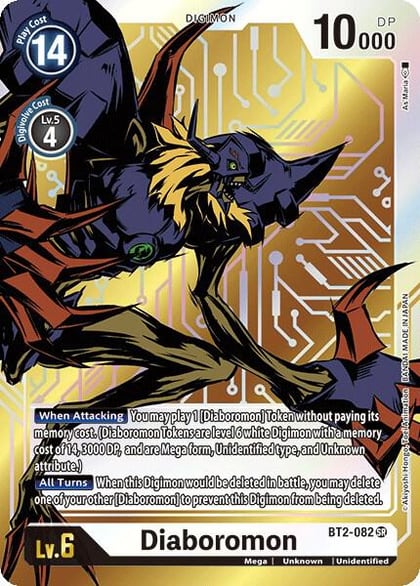 Diaboromon (Alternate Art), Release Special Booster 1.0 BT2-082 SR