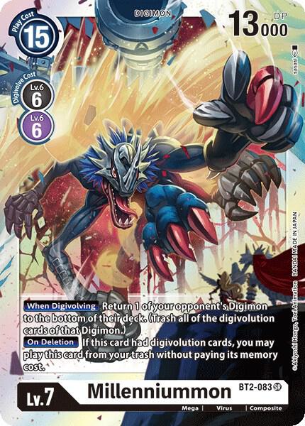 Millenniummon, Release Special Booster 1.0 BT2-083 SR