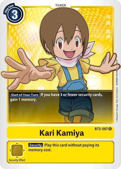 Kari Kamiya, Release Special Booster 1.0 BT2-087 R