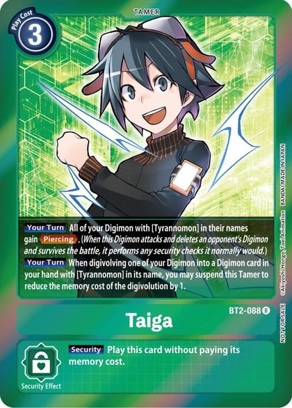 Taiga (Event Pack 4), Release Special Booster 1.0 BT2-088 R