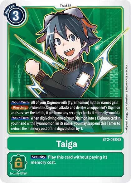 Taiga, Release Special Booster 1.0 BT2-088 R