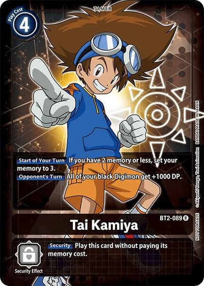 Tai Kamiya - BT2-089 (Official Tournament Pack Vol.3), Release Special Booster 1.0 BT2-089 R