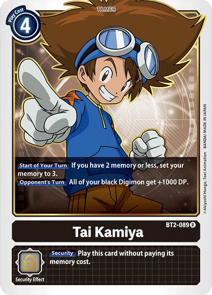 Tai Kamiya - BT2-089, Release Special Booster 1.0 BT2-089 R