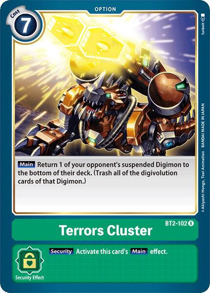 Terrors Cluster, Release Special Booster 1.0 BT2-102 R