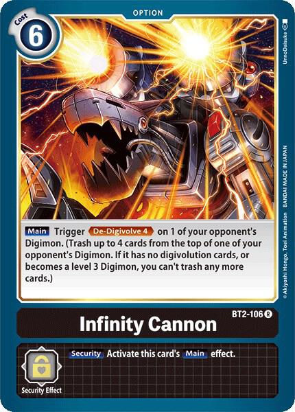 Infinity Cannon, Release Special Booster 1.0 BT2-106 R