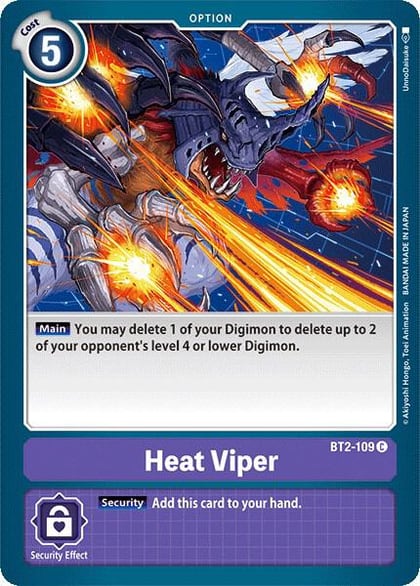 Heat Viper, Release Special Booster 1.0 BT2-109 C