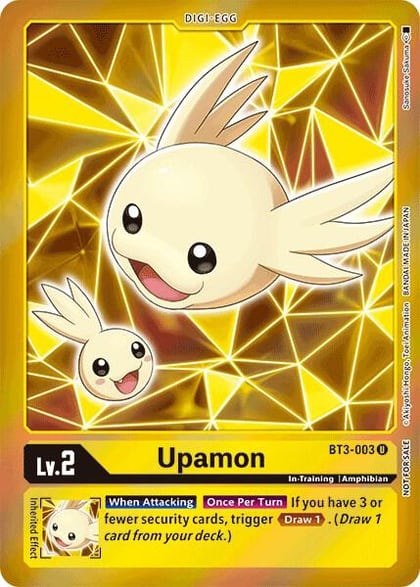 Upamon - BT3-003 (Event Pack 2), Release Special Booster 1.0 BT3-003 R