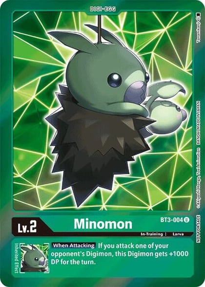 Minomon (Event Pack 2), Release Special Booster 1.0 BT3-004 U