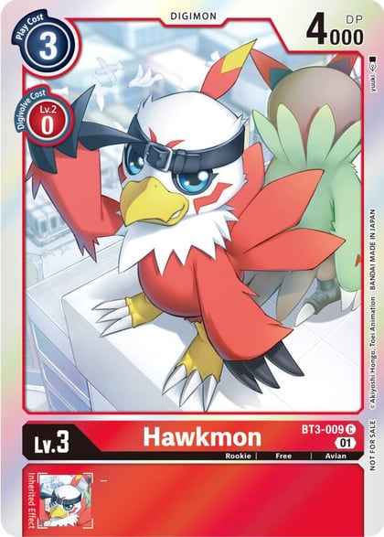 Hawkmon (ST-11 Special Entry Pack), Release Special Booster 1.0 BT3-009 C