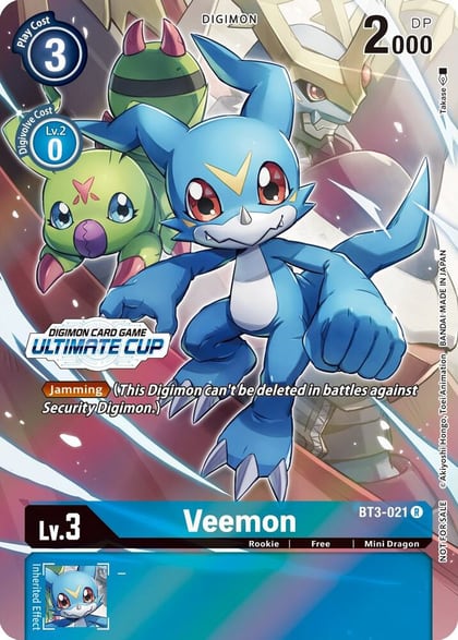 Veemon - BT3-021 (Ultimate Cup 2022), Release Special Booster 1.0 BT3-021 R