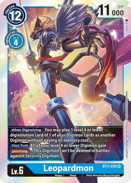 Leopardmon, Release Special Booster 1.0 BT3-030 SR