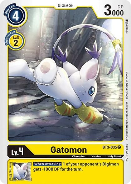 Gatomon - BT3-035 (Official Tournament Pack Vol.3), Release Special Booster 1.0 BT3-035 C