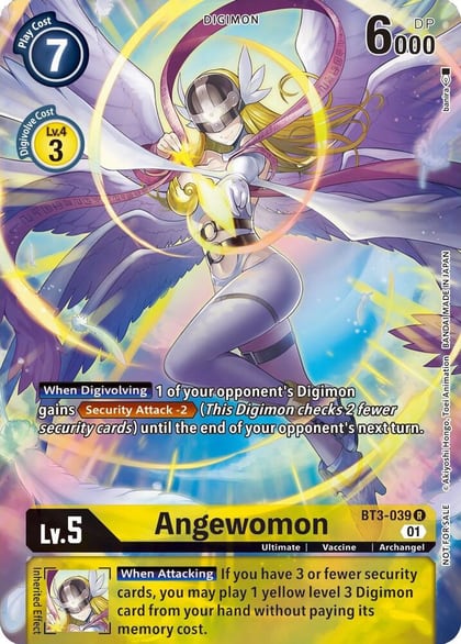 Angewomon (1-Year Anniversary Box Topper), Release Special Booster 1.0 BT3-039 R