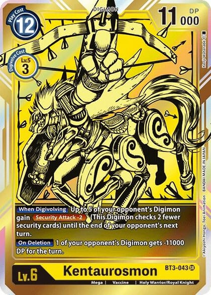 Kentaurosmon (Alternate Art), Release Special Booster 1.0 BT3-043 SR