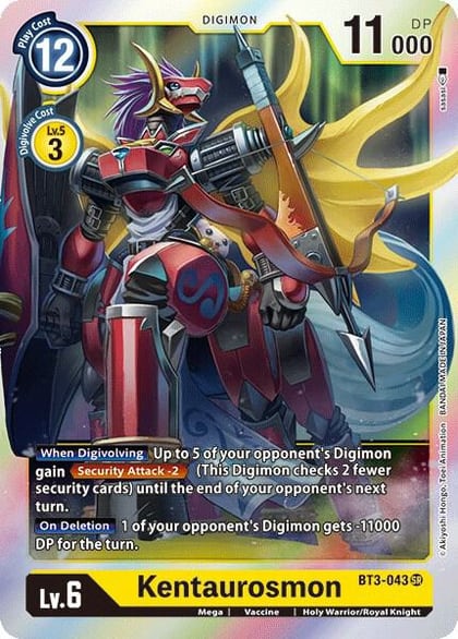 Kentaurosmon, Release Special Booster 1.0 BT3-043 SR