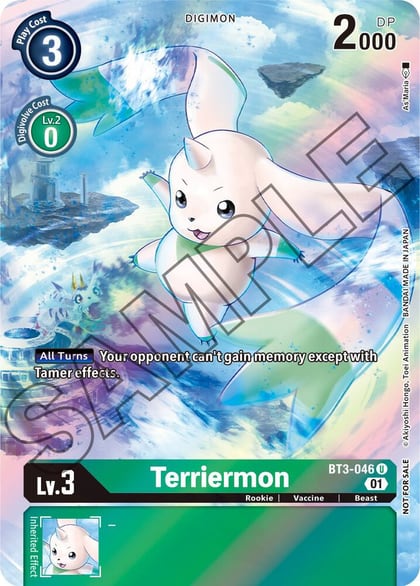 Terriermon (Tamer's Card Set 1), Release Special Booster 1.0 BT3-046 U