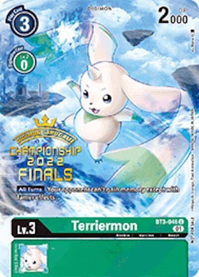Terriermon (2022 Championship Finals Digimon Tamers Pack), Release Special Booster 1.0 BT3-046 U