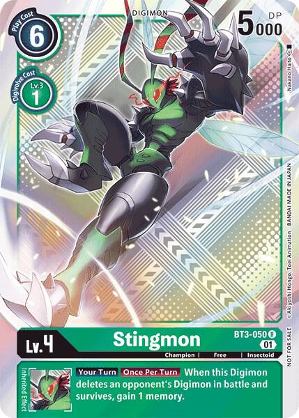 Stingmon - BT3-050 (Official Tournament Pack Vol.4), Release Special Booster 1.0 BT3-050 R