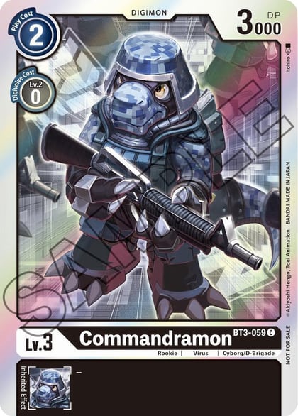 Commandramon - BT3-059 (Event Pack 1), Release Special Booster 1.0 BT3-059 C