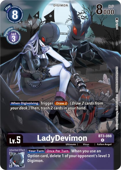 LadyDevimon - BT3-088 (Gift Box 2023), Release Special Booster 1.0 BT3-088 R