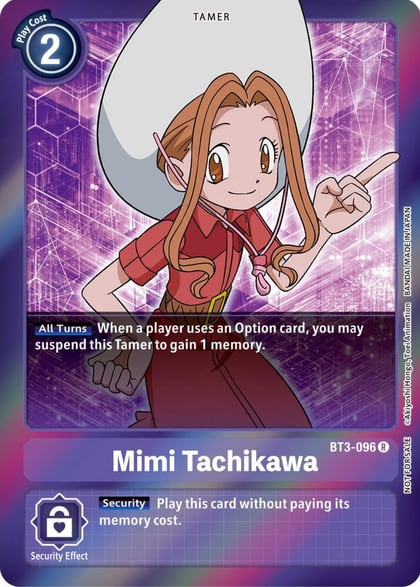 Mimi Tachikawa - BT3-096 (Event Pack 4), Release Special Booster 1.0 BT3-096 R