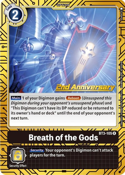 Breath of the Gods (2nd Anniversary Card Set), Release Special Booster 1.0 BT3-105 R