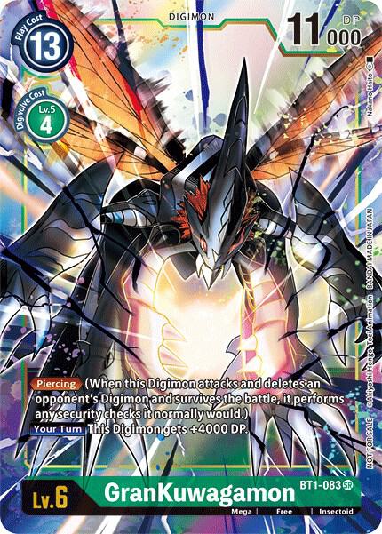 GranKuwagamon - BT1-083 (Dash Pack Ver. 1.5), Release Special Booster 1.5 BT1-083 SR