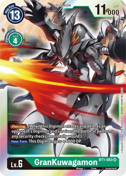 GranKuwagamon, Release Special Booster 1.5 BT1-083 SR
