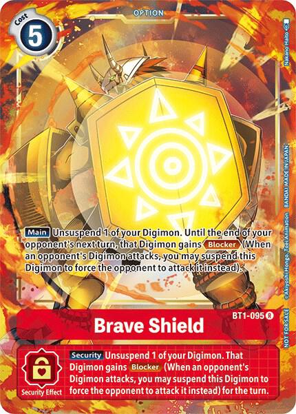 Brave Shield - BT1-095 (Dash Pack Ver. 1.5), Release Special Booster 1.5 BT1-095 R