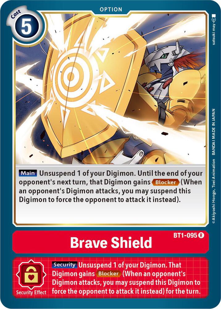 Brave Shield, Release Special Booster 1.5 BT1-095 R