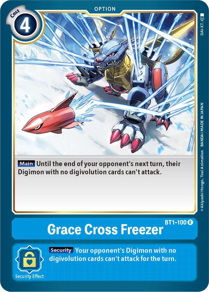 Grace Cross Freezer, Release Special Booster 1.5 BT1-100 R