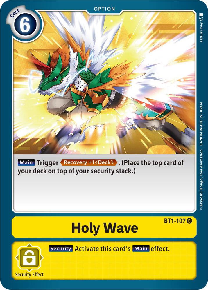 Holy Wave, Release Special Booster 1.5 BT1-107 C