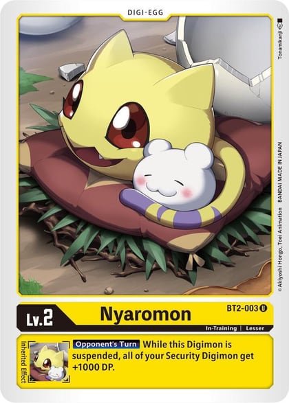 Nyaromon, Release Special Booster 1.5 BT2-003 U
