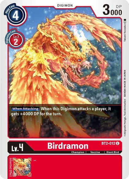 Birdramon - BT2-012, Release Special Booster 1.5 BT2-012 U