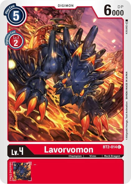 Lavorvomon, Release Special Booster 1.5 BT2-014 C