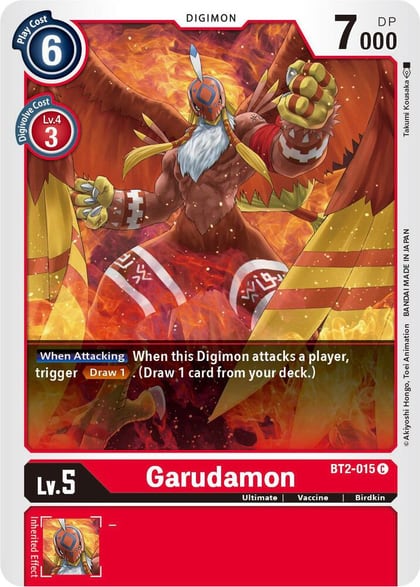 Garudamon - BT2-015, Release Special Booster 1.5 BT2-015 C