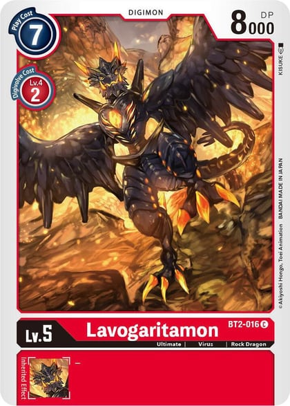 Lavogaritamon, Release Special Booster 1.5 BT2-016 C