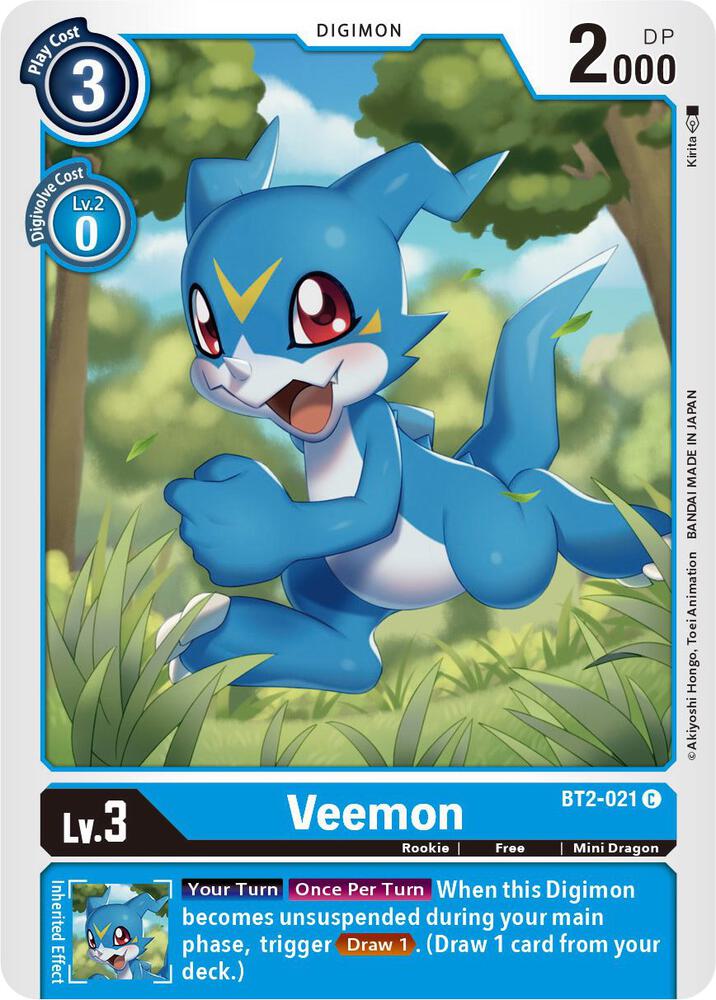 Veemon - BT2-021, Release Special Booster 1.5 BT2-021 C