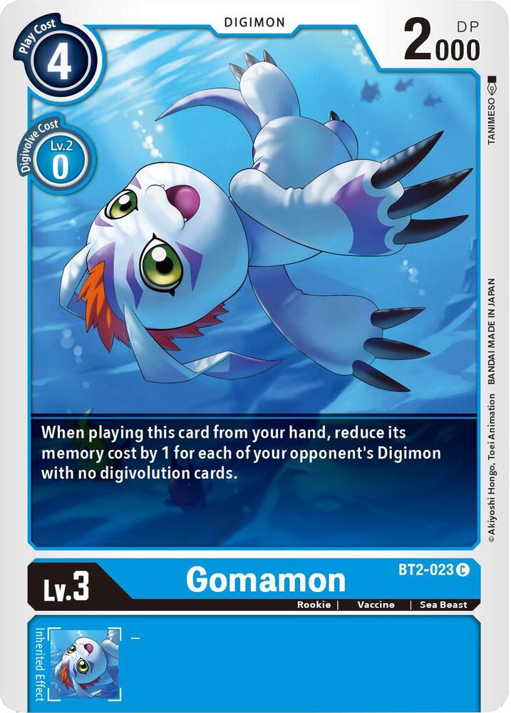 Gomamon - BT2-023, Release Special Booster 1.5 BT2-023 C