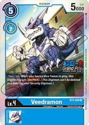 Veedramon (DC-1 Grand Prix), Release Special Booster 1.5 BT2-026 U