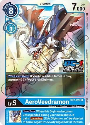 AeroVeedramon (DC-1 Grand Prix), Release Special Booster 1.5 BT2-028 R