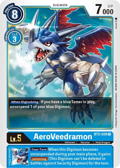 AeroVeedramon, Release Special Booster 1.5 BT2-028 R