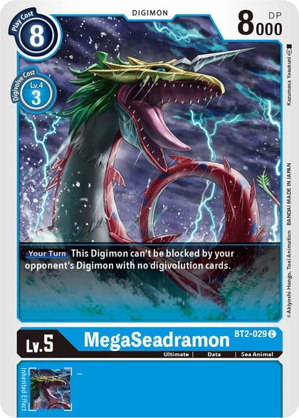 MegaSeadramon, Release Special Booster 1.5 BT2-029 C