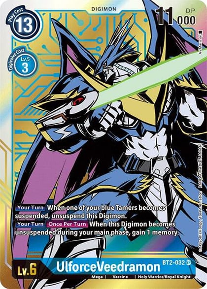 UlforceVeedramon (Alternate Art), Release Special Booster 1.5 BT2-032 SR