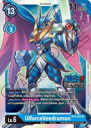 UlforceVeedramon (DC-1 Grand Prix), Release Special Booster 1.5 BT2-032 SR