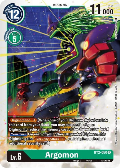 Argomon - BT2-050, Release Special Booster 1.5 BT2-050 U