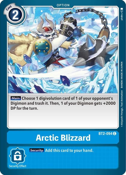 Arctic Blizzard, Release Special Booster 1.5 BT2-094 C