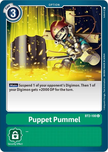 Puppet Pummel, Release Special Booster 1.5 BT2-100 U