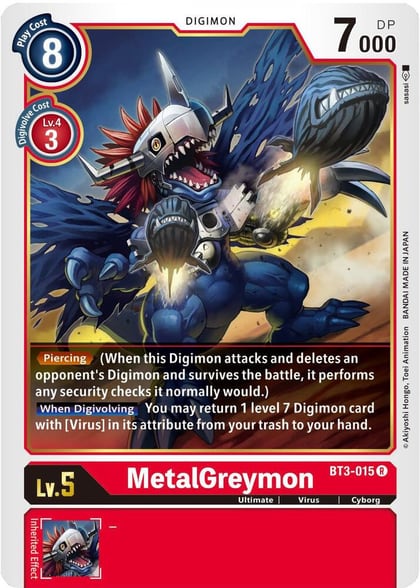 MetalGreymon - BT3-015, Release Special Booster 1.5 BT3-015 R