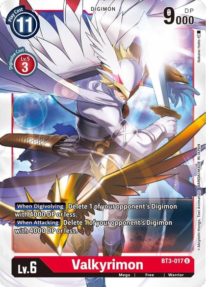 Valkyrimon, Release Special Booster 1.5 BT3-017 U
